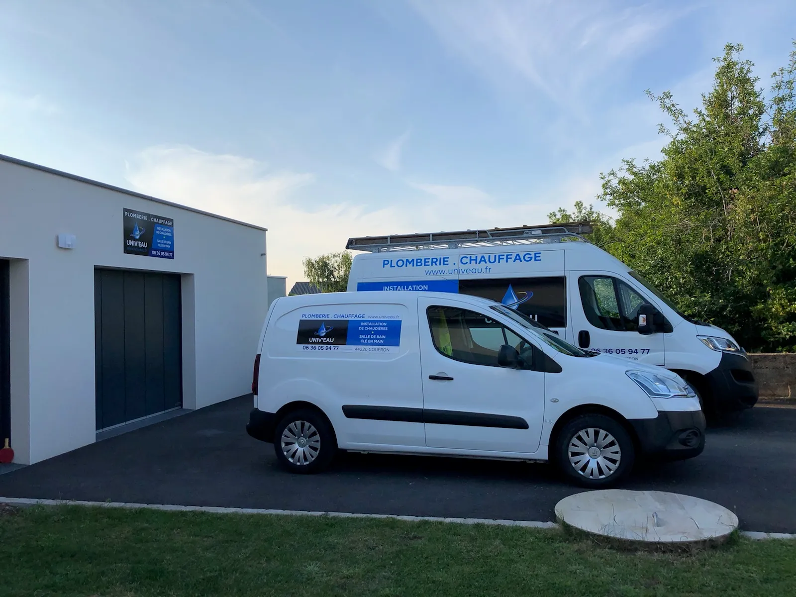 Entrée des locaux Univ'eau à Couëron